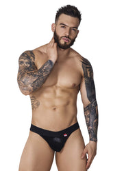 Pikante PIK 1099 Clandestine Velvet Tangas Farbe Schwarz